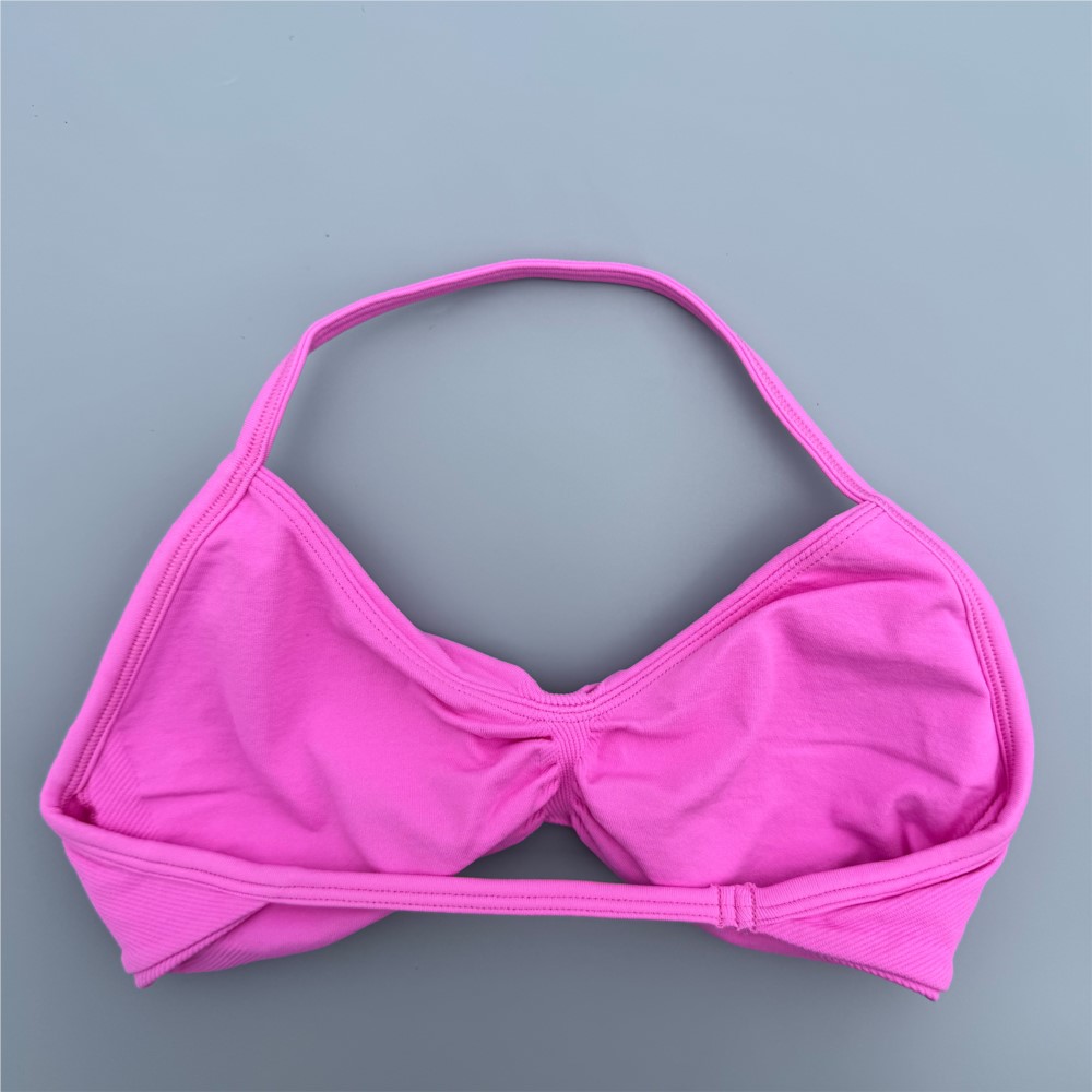 Strappy Bra Gym Top Women High - Sports Bra Racerback recension och pris