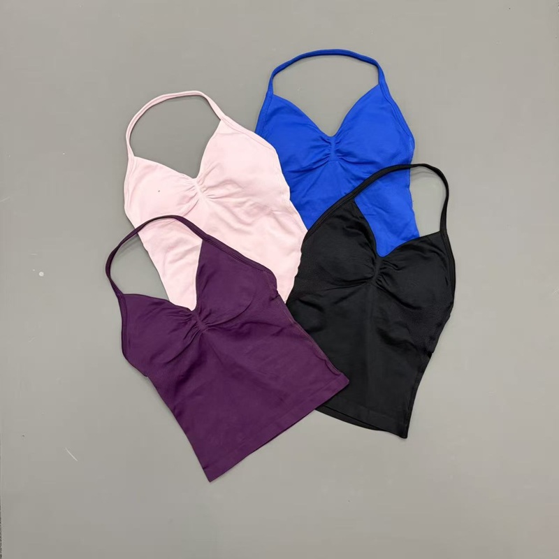 Gym Women Sports Tank Top Seam - Sports Bra Racerback recension och pris