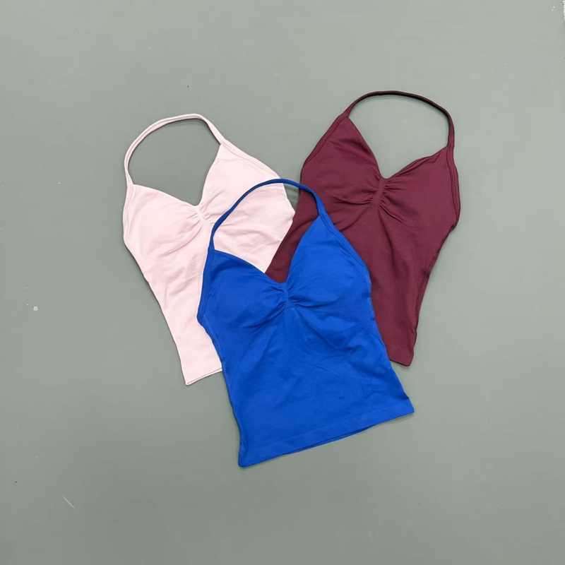 Gym Women Sports Tank Top Seam - Sports Bra Racerback recension och pris