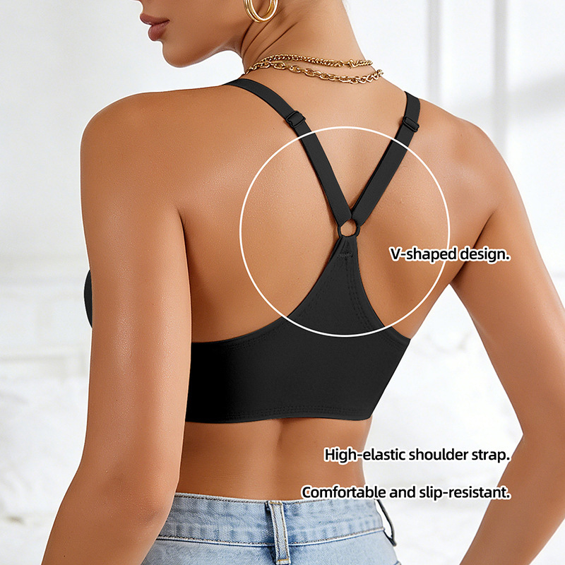 Women's Front-closure Leopard  - Full Coverage Bra recension och pris