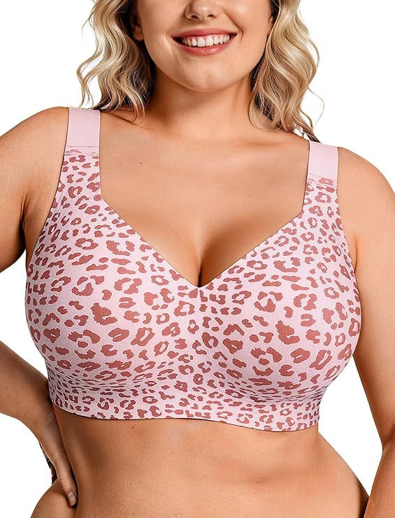 Plus Size Wireless Jelly Bra W - Underwire Bra Padded recension och pris