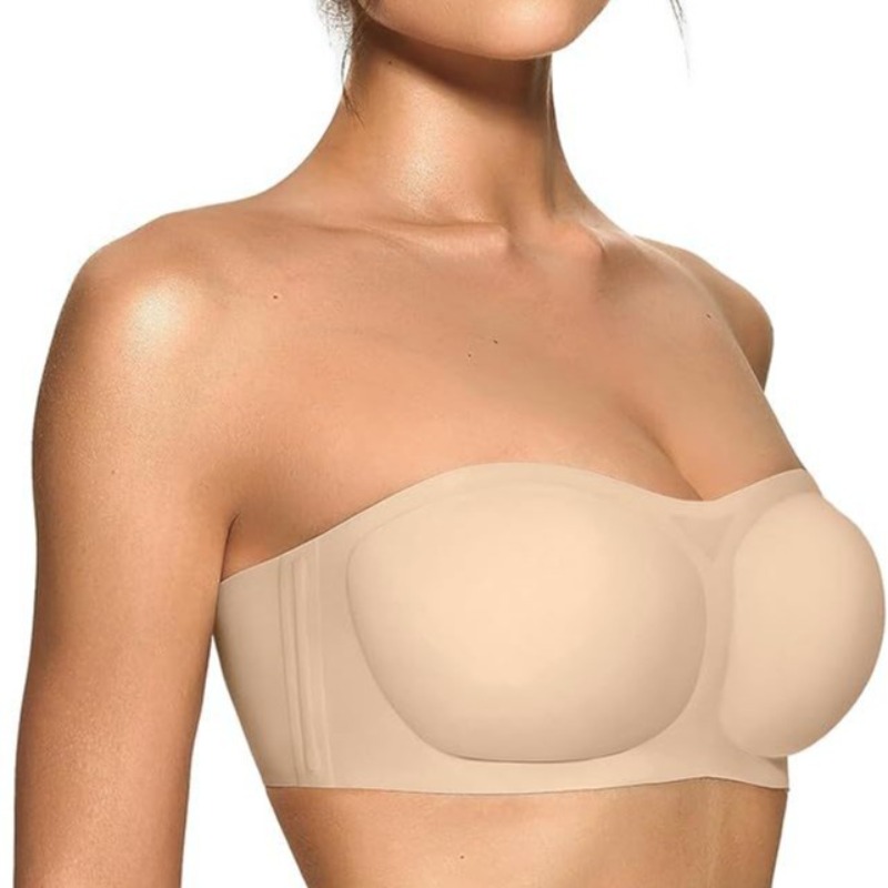 Women's Strapless Bra with Pus - Plunge Bra Push Up recension och pris