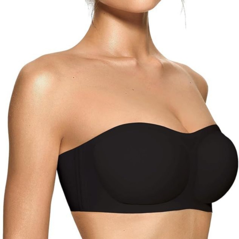 Women's Strapless Bra with Pus - Plunge Bra Push Up recension och pris