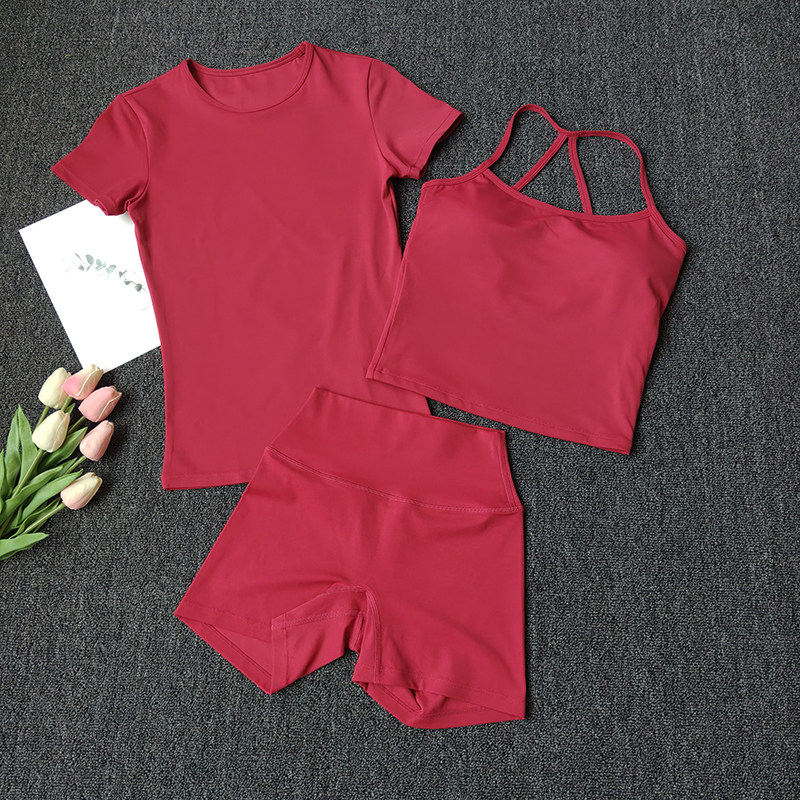 3 Piece Quick Dry Workout Set  - Full Coverage Bra recension och pris