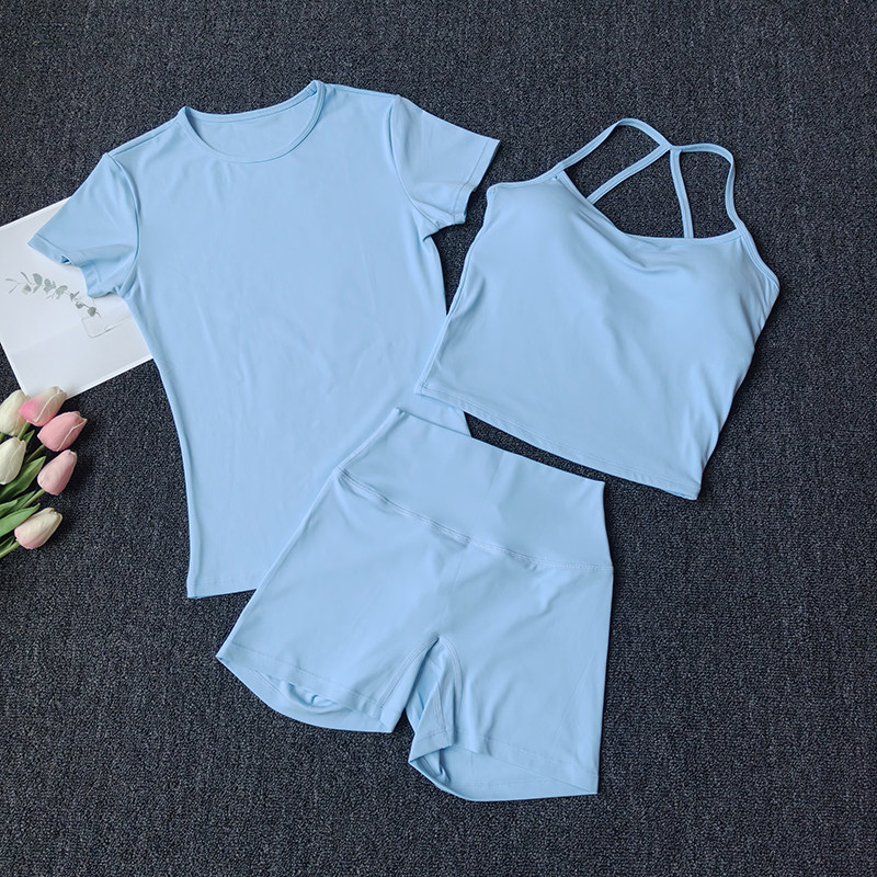 3 Piece Quick Dry Workout Set  - Full Coverage Bra recension och pris