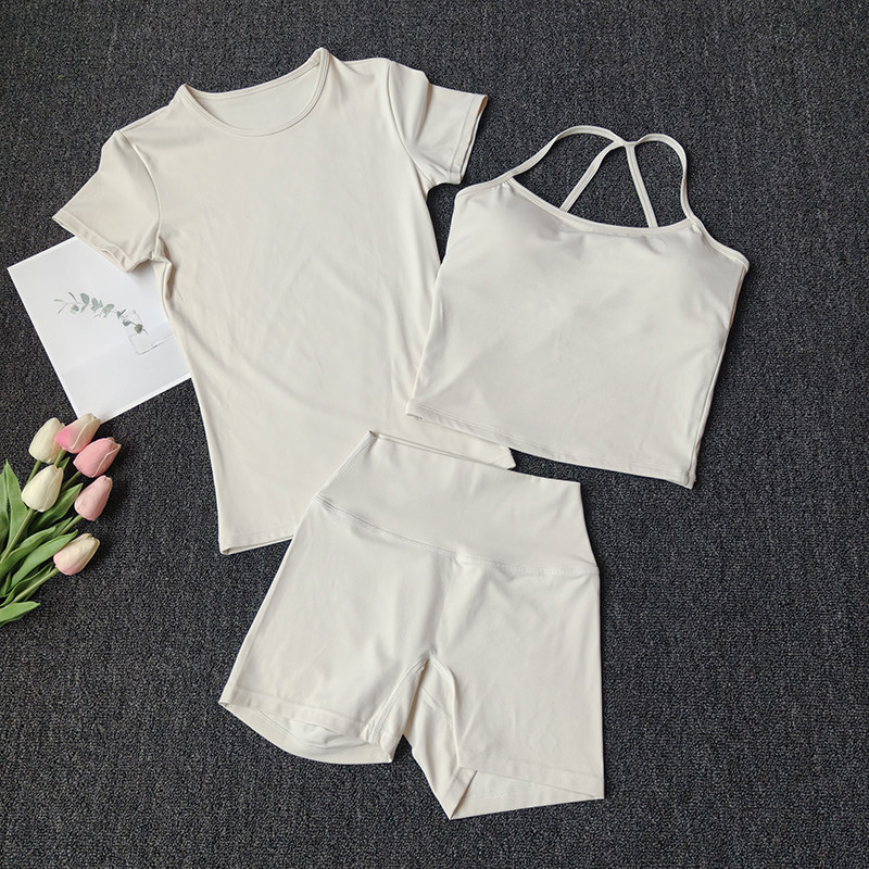 3 Piece Quick Dry Workout Set  - Full Coverage Bra recension och pris